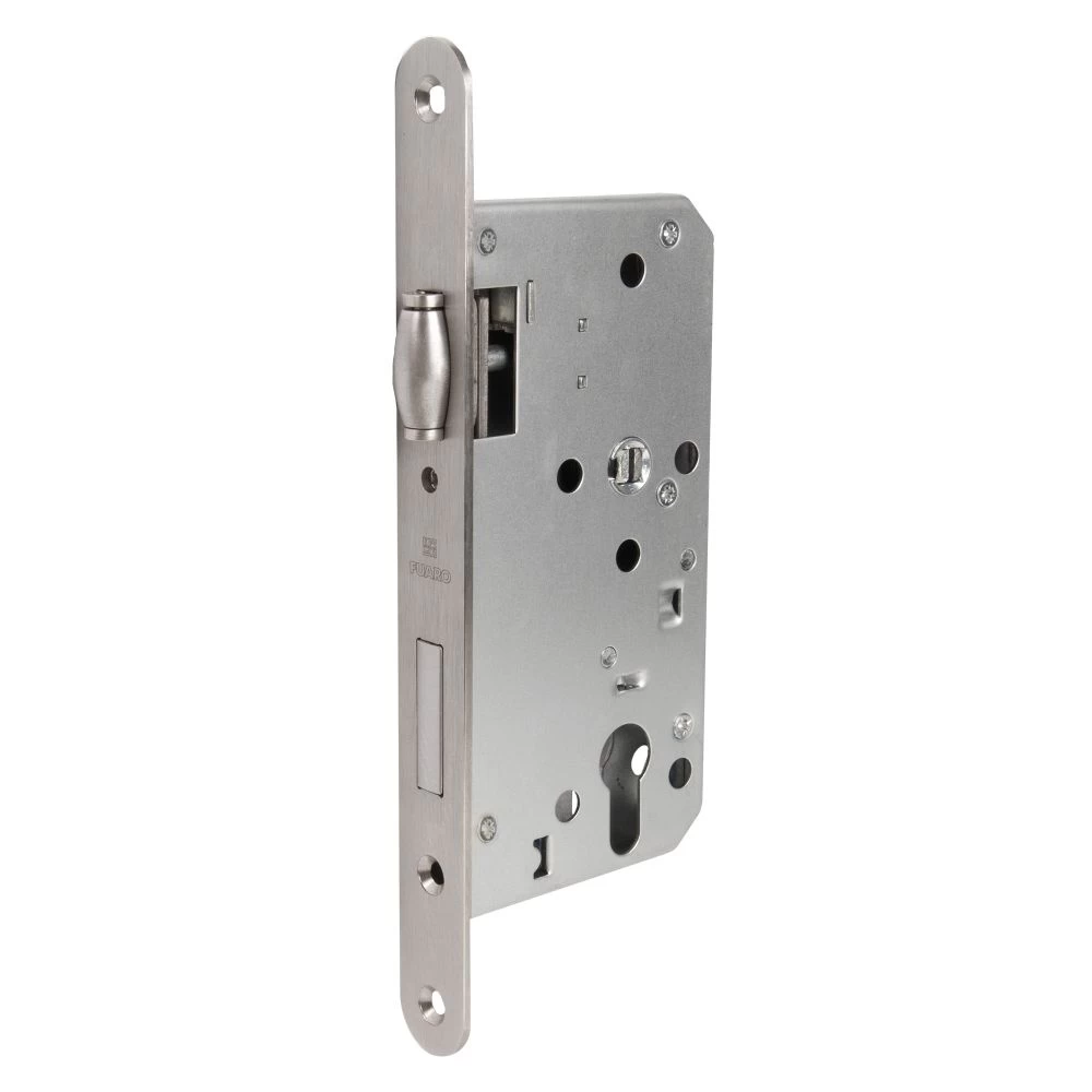 Фото Замок врезной DD.INOX/C-55.72/R с роликовой защелкой