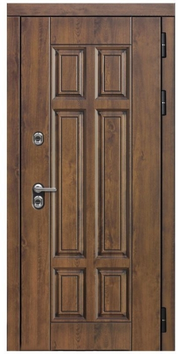 Входная дверь Квадро ФЛ-700 (10мм, ясень грей) внешняя сторона